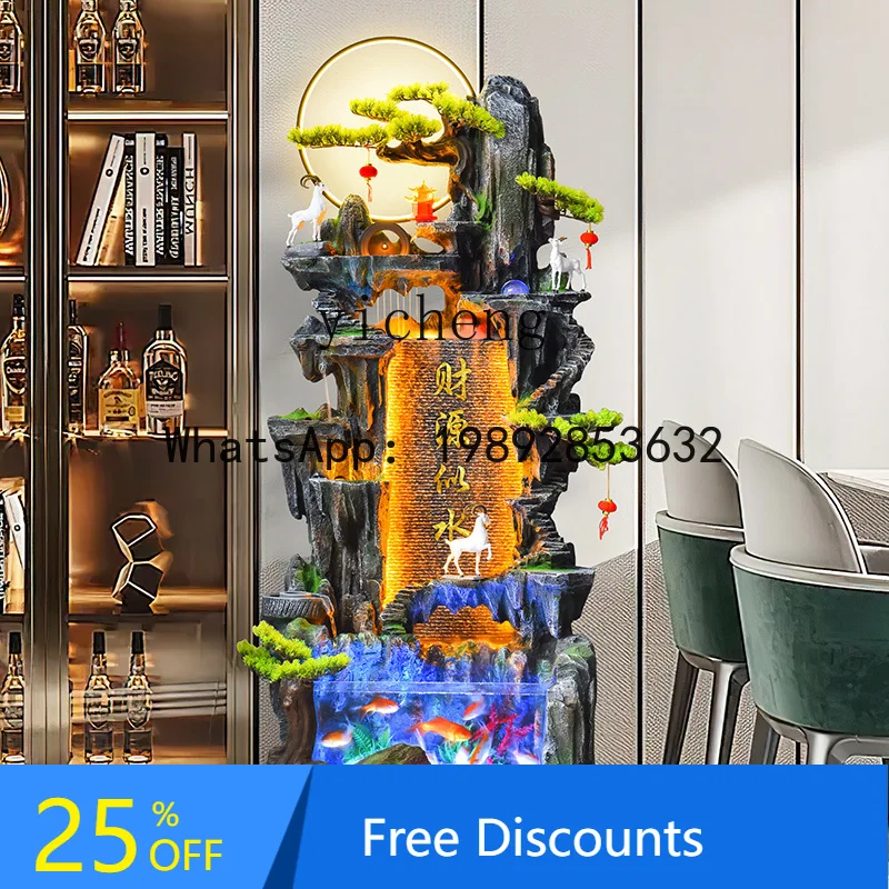 rockery flowing water fountain ornament living room bedroom circulating water landscape office fish tank ornament
