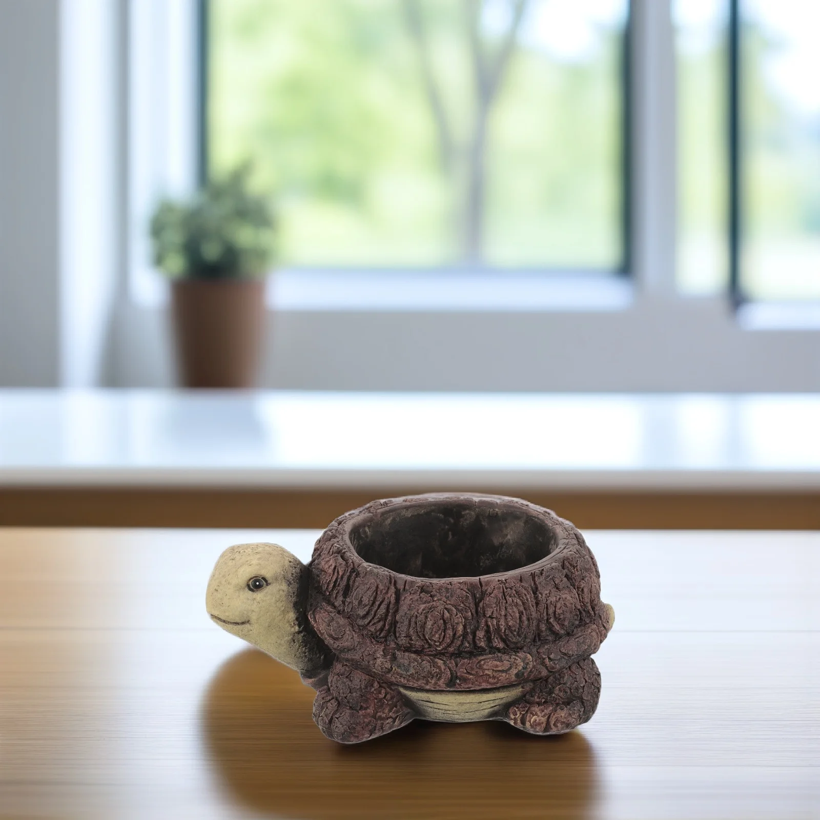

Resin Turtle Flower Pot Small Cartoon Succulent Planter for Indoor Garden Balcony Decorative Plant Container Home Decor