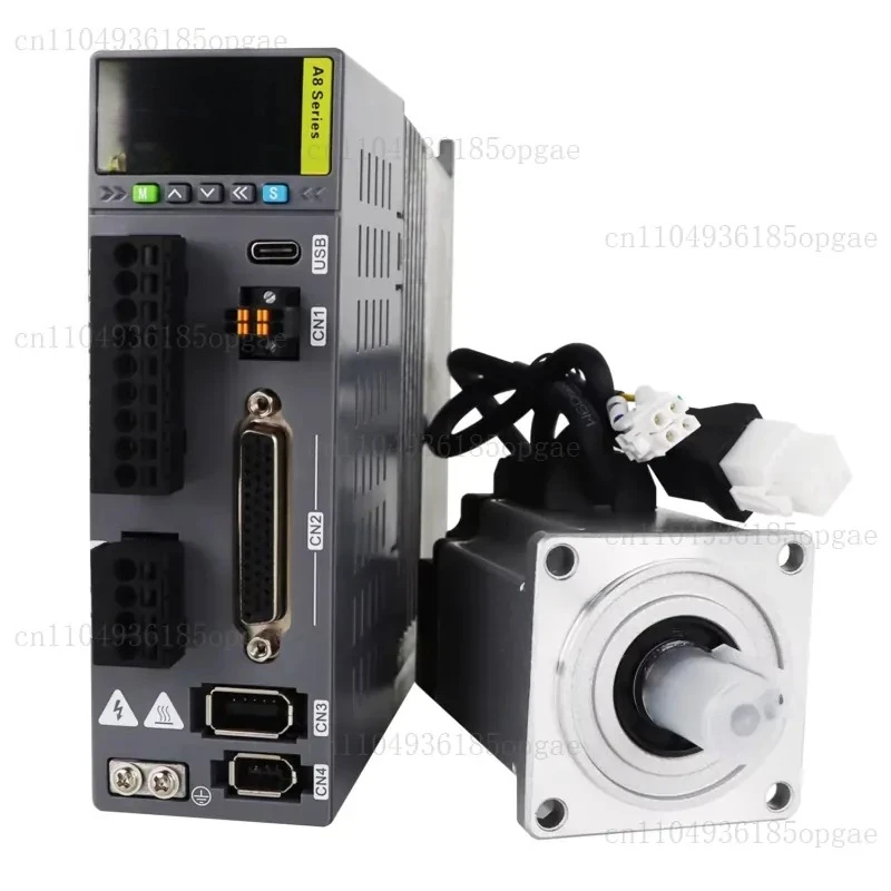 

ABZ 220V 1.6/2 a 3000 rpm IP65 Servo Motor Driver 637/1.27/1.91 200/400/600W AC Servo Motor Driver Kit