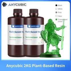 Anycubic Plant-based Resin 3D Printing Materials 405nm UV Resin Without Nasty Chemicals 3D Printer Resin For Photon M3 Mono 6K