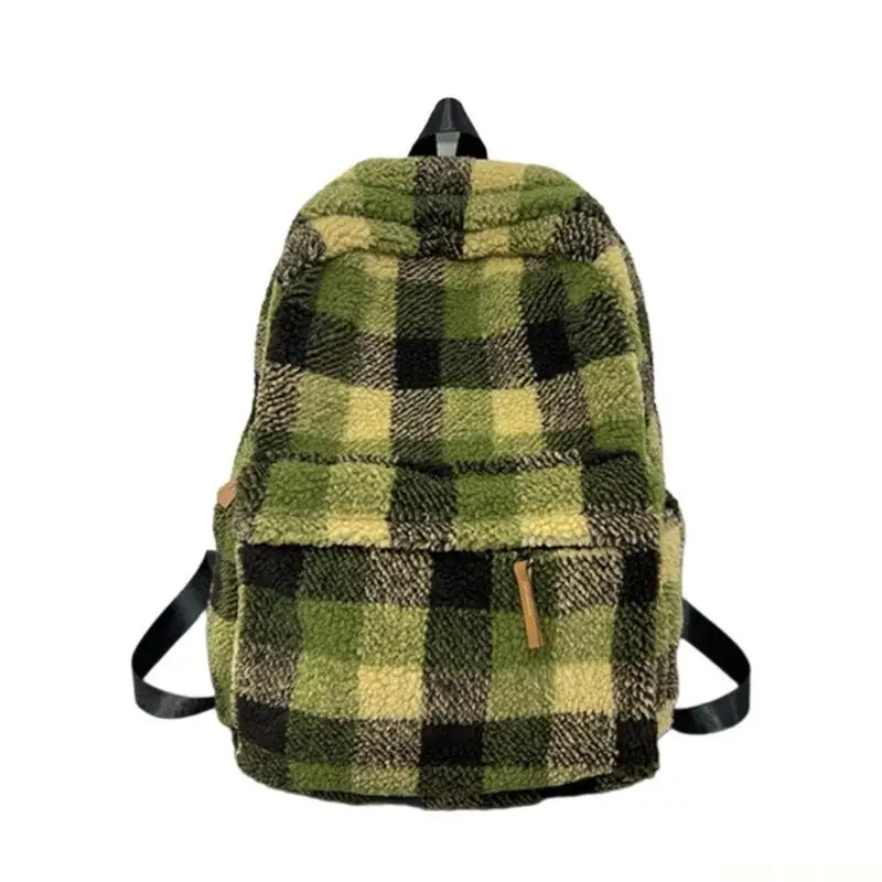 

X90D Winter Soft Japanese School Backpack Multi Pockets Travel Rucksack Daypack for Women