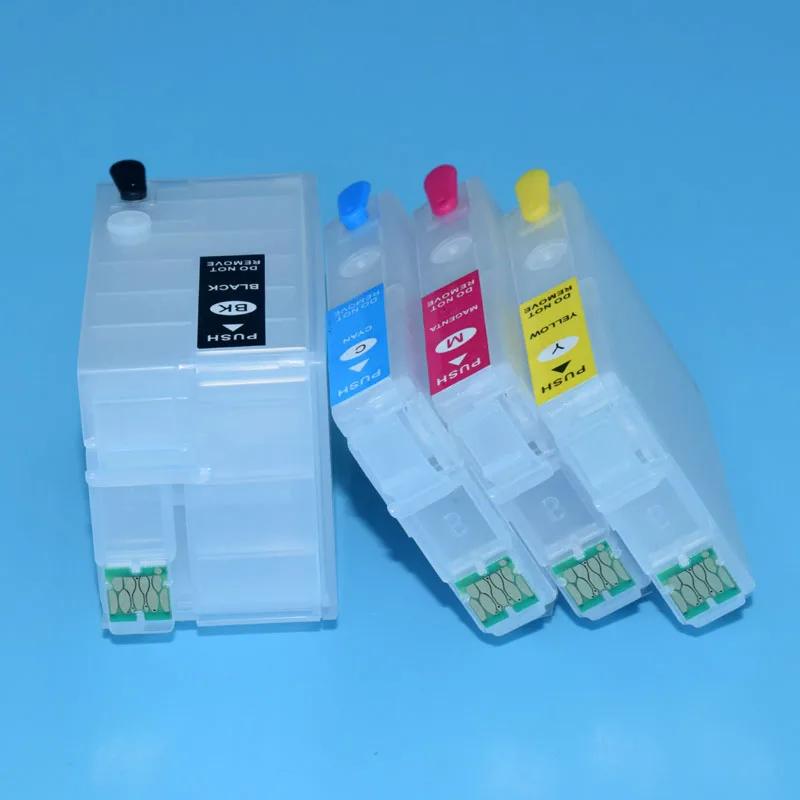 America Refillable Ink Cartridge for Epson WorkForce 252XL T2521-T2524 WF-3620 3640 7110 7210 7610 7620 7710 7720