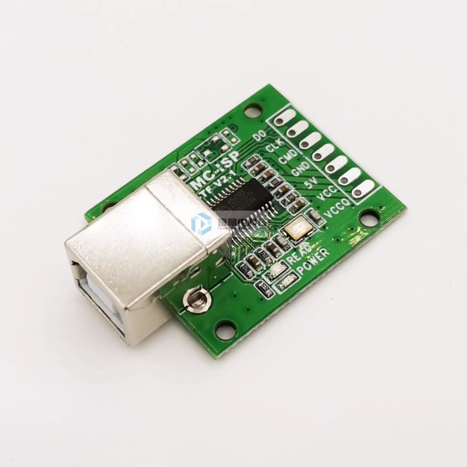 AU6438BS 칩 3 라인 EMMC-ISP 고속 플라이 와이어 도구 USB-B 유형 컴퓨터 통신