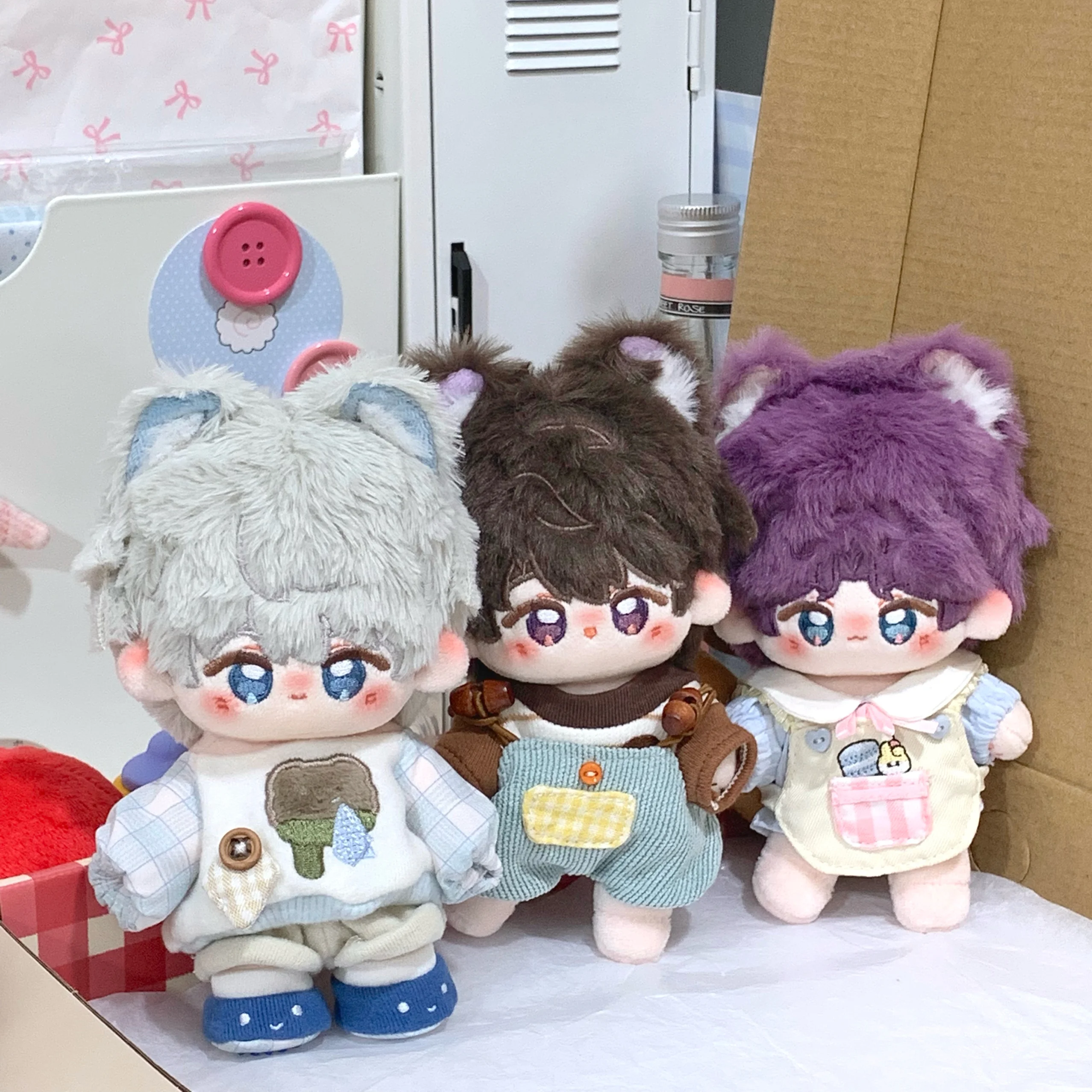 

10cm Love And Deepspace Caleb Xavier Sylus Rafayel Zayne Cotton Doll Cosplay Clothes Pendant Keychain Plushie Toys For Kids