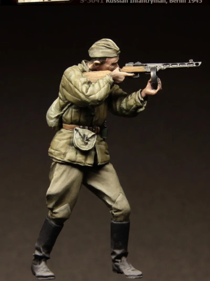 หุ่นเรซินขนาด1/35 Kit-C181 Wii soviet Union ทหารราบเบอร์ลิน1945ไม่ได้ประกอบของเล่นขนาดเล็กทางทหาร