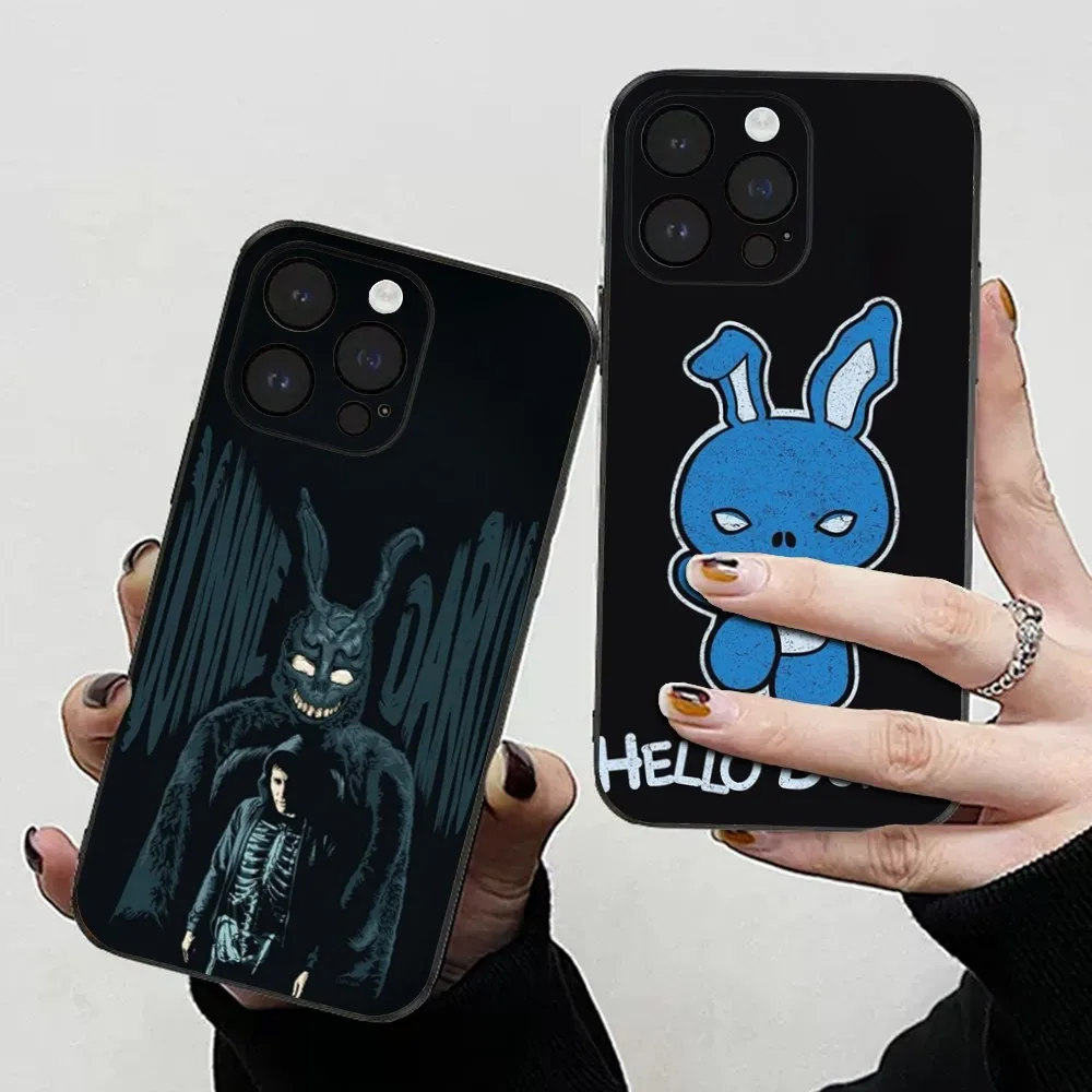 D-Donnie Darko Phone Case For iPhone 15,14,13,12,11 Plus,Pro,Max,XR,XS,X,7,8 Plus,SE,Mini Soft Black Cover