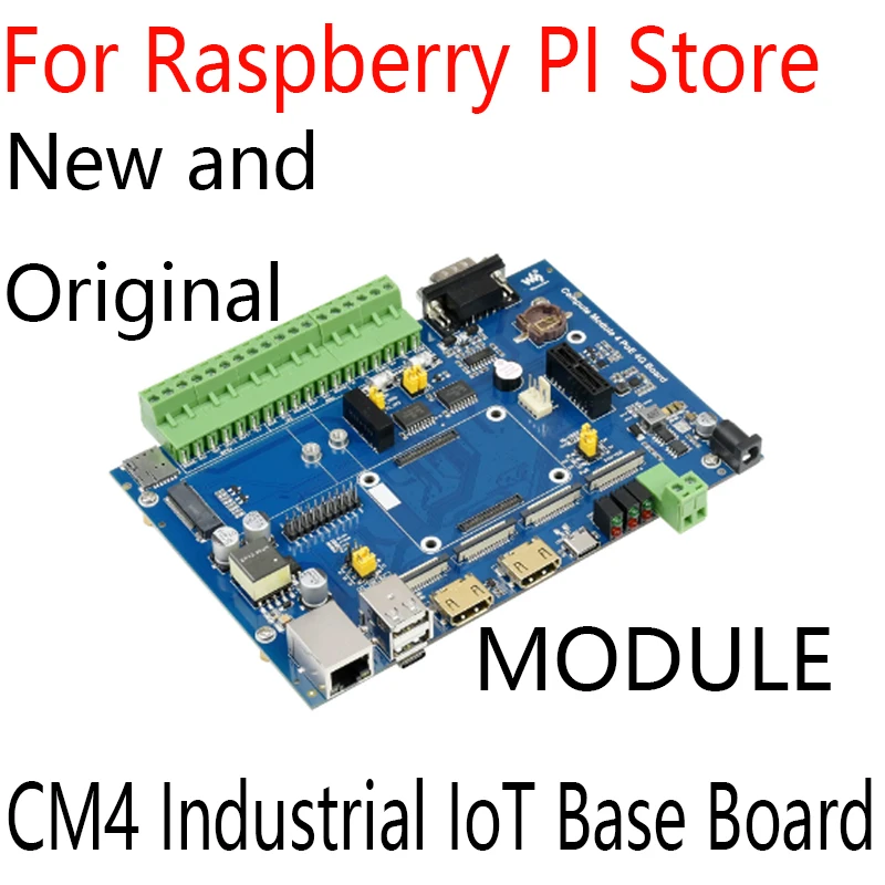 Для всех вариантов CM4, Поддержка модуля Φ/4G, PoE Ethernet, компьютерный модуль 4, промышленная Базовая плата IoT