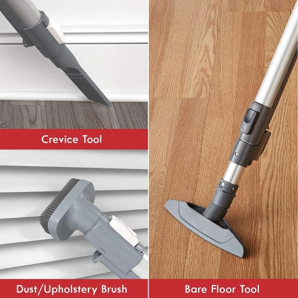 Инструменты для пылесоса канистр с мешками, серия 400 + телескопическая палочка, красный