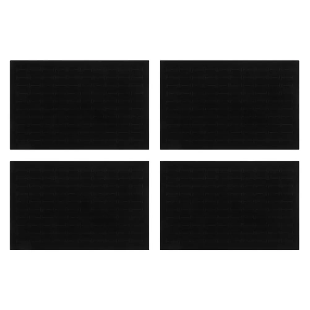 

4 шт., черный ящик для хранения, вставки, кольцо-органайзер, лоток для дисплея, губка для сережек, лоток для выставки, витрина, использование