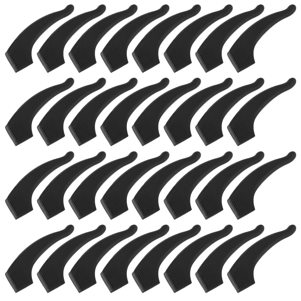 

100Pairs Silicone Eyeglass Ear Grips Nonslip Temple Sleeve Retainers for Glasses Sunglasses Sports Goggles Glasses Ear Tips