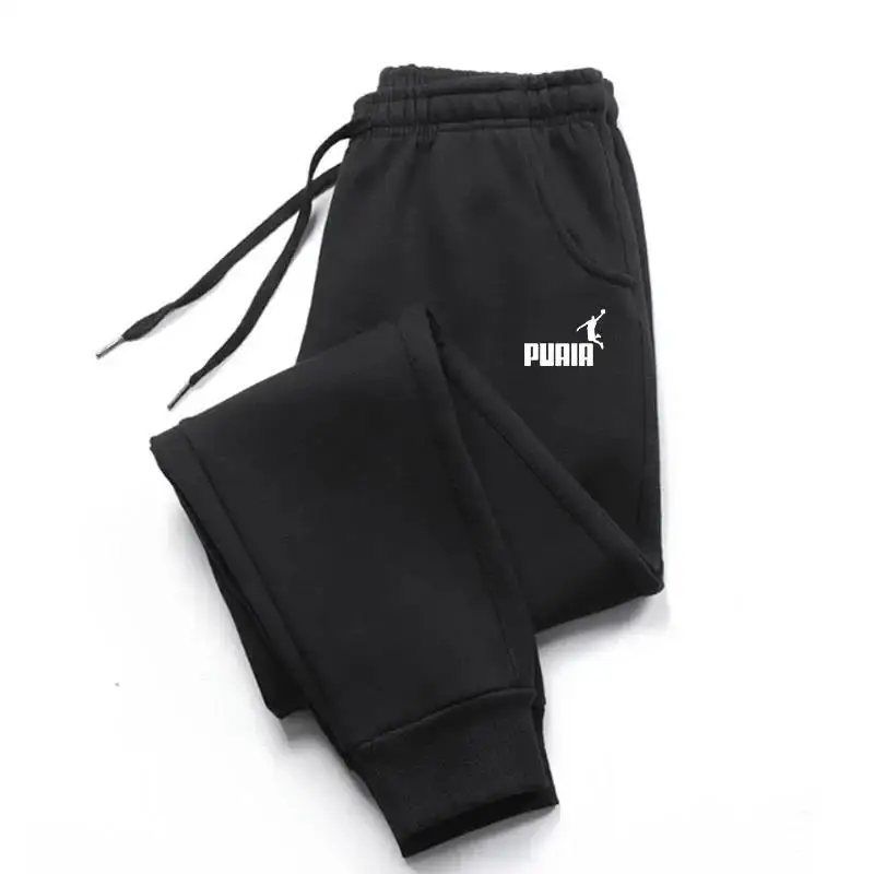 

Men's trousers for autumn and winter, men's casual pants, fashionable soft sportswear pants, jogging sports logo print