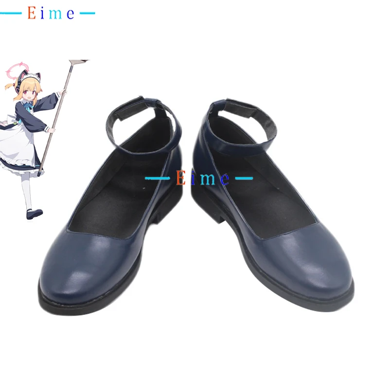 

Saiba Midori Cosplay Shoes PU Leather Shoes Halloween Carnival Boots Anime Blue Archive Shoes Cosplay Props Custom Made