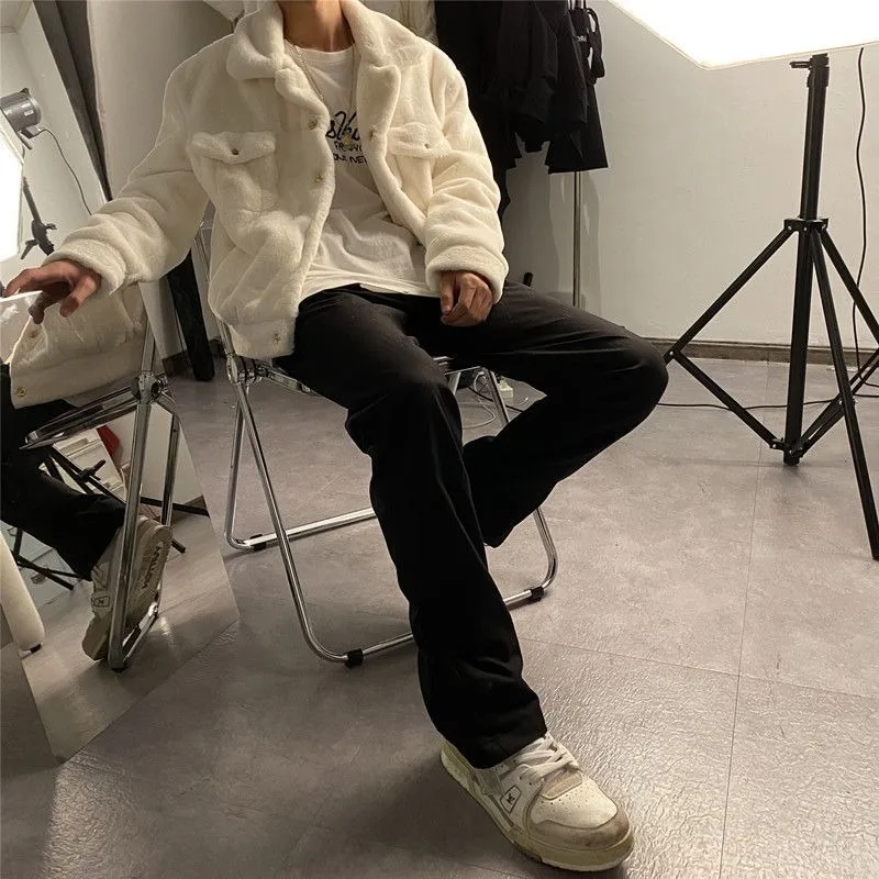 

2024 New High Street Warm Artificial Fur Mink Thickened Short Loose Jacket Coat