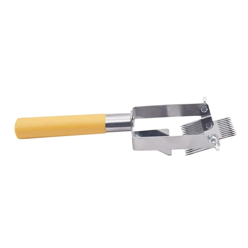 

Beehive Honey Cutter Uncapping Scraper Stainless Steel Double Needle Uncapping Fork Multifunction Honey Scraper Beekeeping Tools