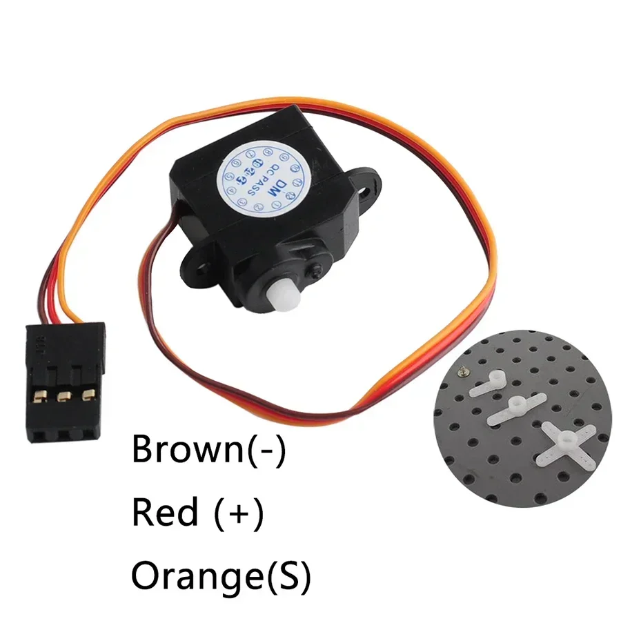 1/2/4 PCS DM-S0020 2.1g RC Micro Servo 180 องศา 4.8 V-6 V Sub Mini เซอร์โวมอเตอร์สําหรับเครื่องบิน RC อะไหล่งานอดิเรก JR Connector 4.8 V-6 V