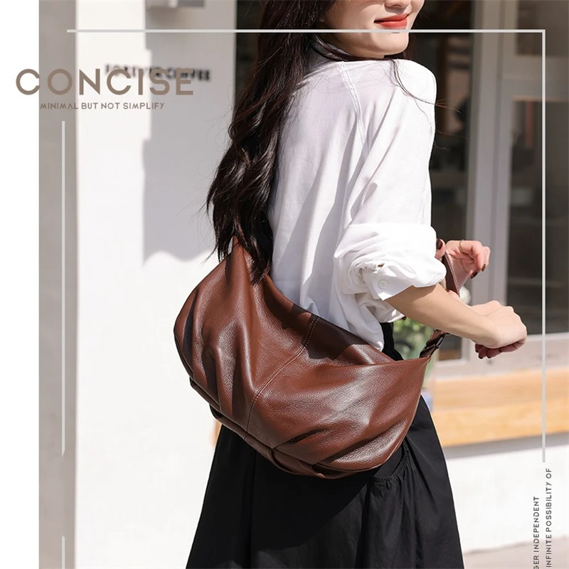

Nesitu Highend Vintage Black Brown Coffee Lady Small Women's Genuine Leather Shoulder Messenger Bags Fashion Purse m9932