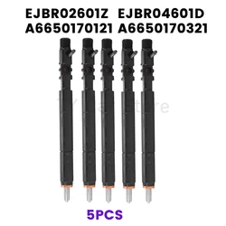 5PCS A6650170121 EJBR02601Z for SsangYong Kyron Rexton Rodius Stavic 2.7L EURO 3 New Diesel Fuel Injector Nozzle