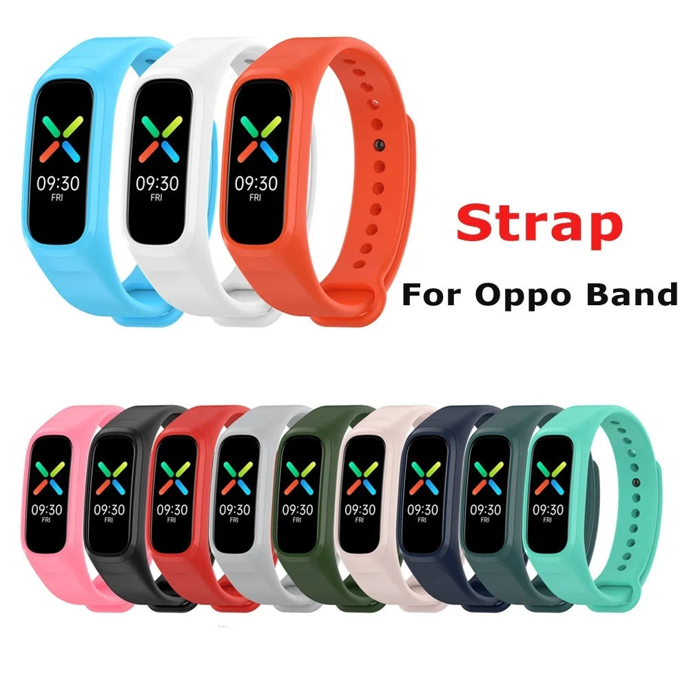 OPPO Band Replacement Watch Strap for Oppo Band Fitness Tracker Soft Silicone Sports Wristband (NO WATCH)