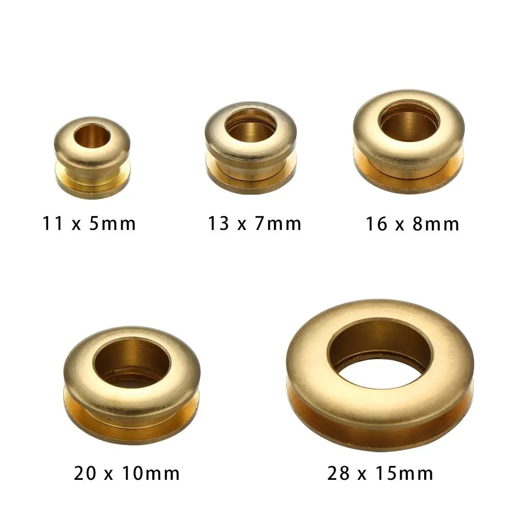 Durable Leather Accessories Clothes Decoration Grommets Washer Brass Eyelets