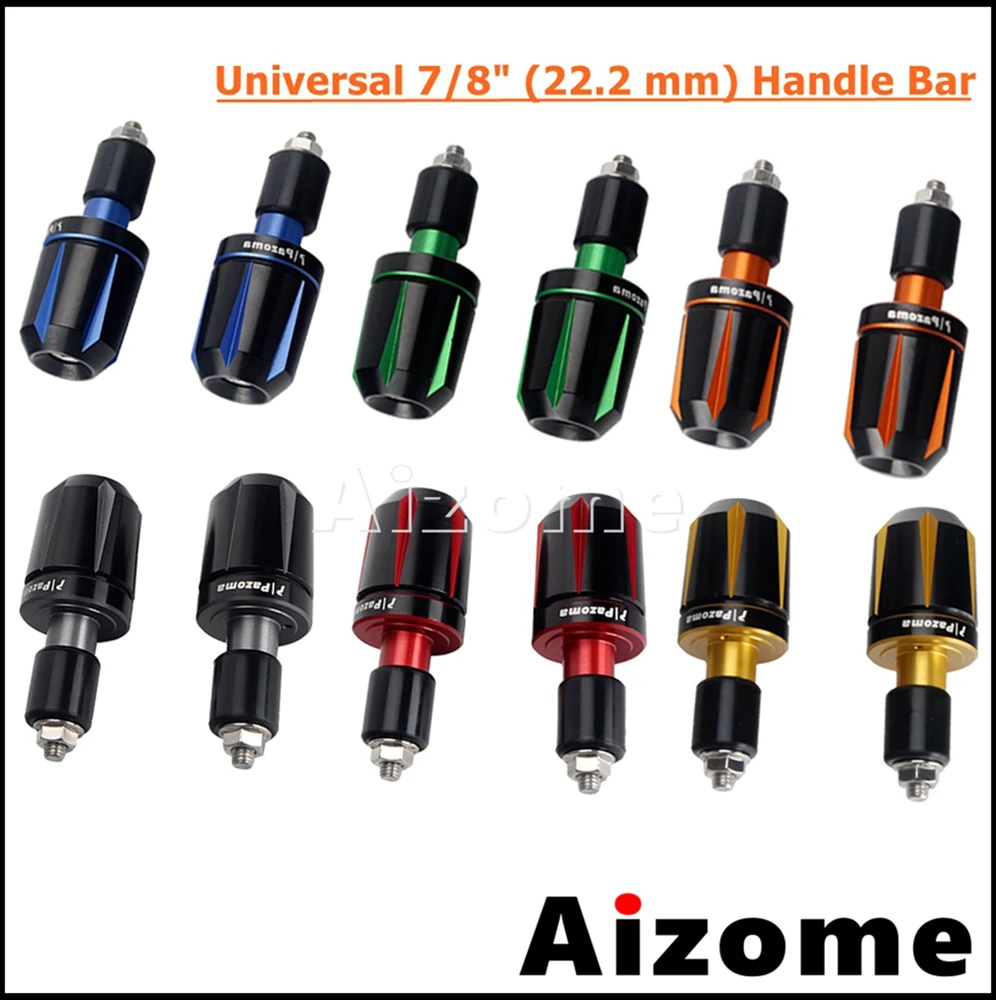 Motorcycle Right&Left Handle Bar End Weight Handlebar Grips Cap Universal Moto Modification Handle Protection Plug Accessories