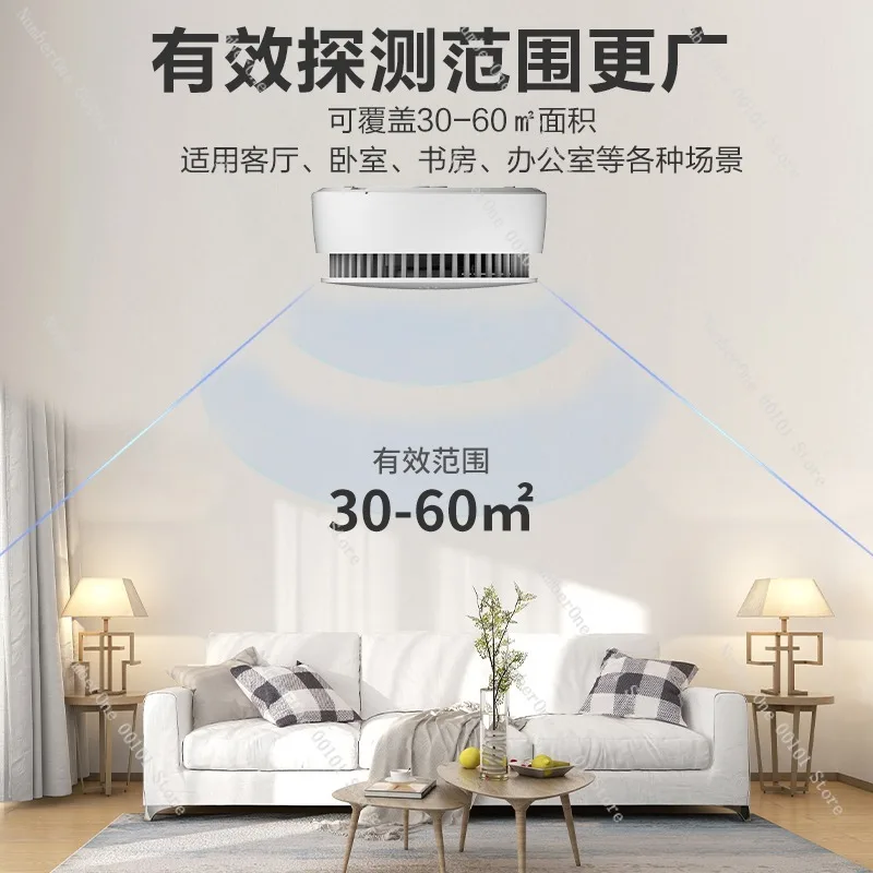 كاشف الدخان الكهروضوئي اللاسلكي، إنذار الحريق مع بطارية طويلة الأمد وفحص السلامة من الحرائق بشهادة 3C في المنزل