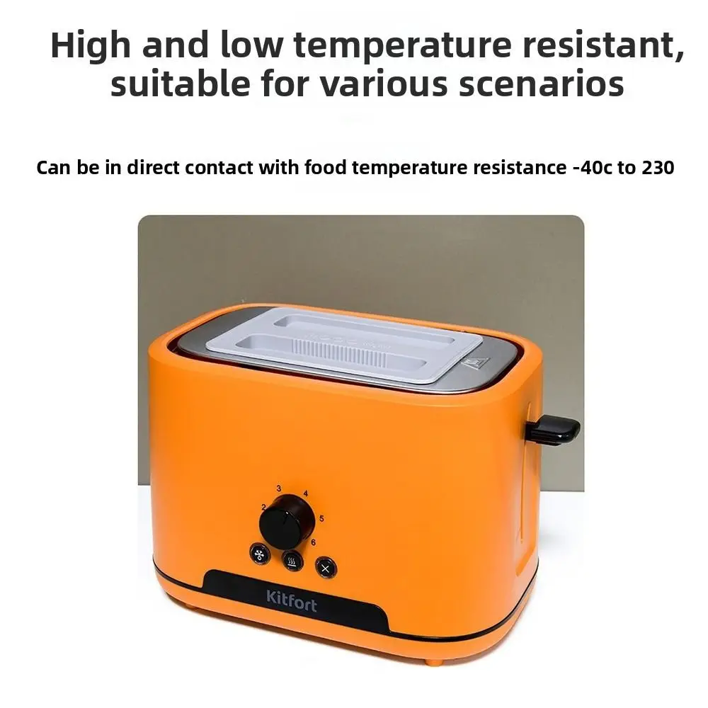 Silicone Toaster Dust Cover Dustproof Universal Breakfast Machine Cover Soft Toaster Upper Lid