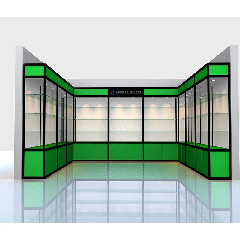 Custom.Glass Vitrine Vitrine/rahmenlose Glasschranktüren