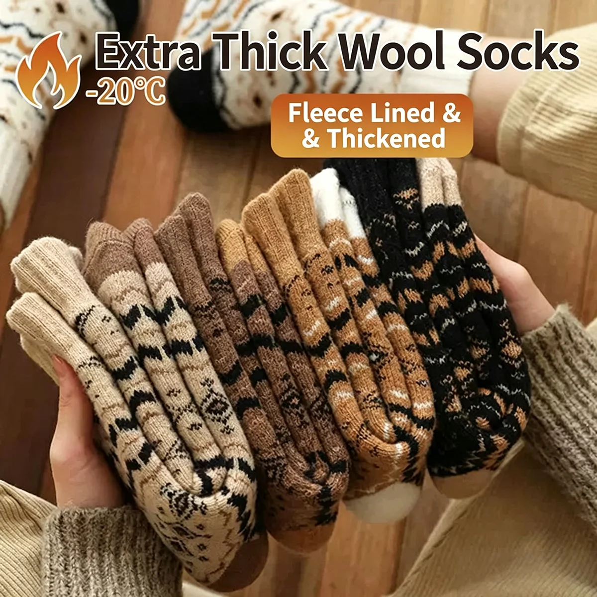 Mens Fuzzy Socks Winter Warm Short Thickened Home Sleeping Thermal Soft Fluffy Floor slipper Sock Male Christmas Gift