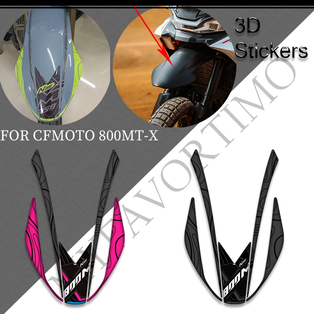 

For CFMoto 800MT-X 800MT 800 MT-X Adventure 2024 2025 Tank Pad Grips Kit Knee Windshield Fairing Fender Stickers Decal Protecto