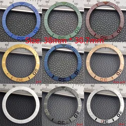 38mm ceramic bezel yacht watch tilt bezel suitable for 40mmNH35nh36 inlay accessories 38mm * 30.7mm