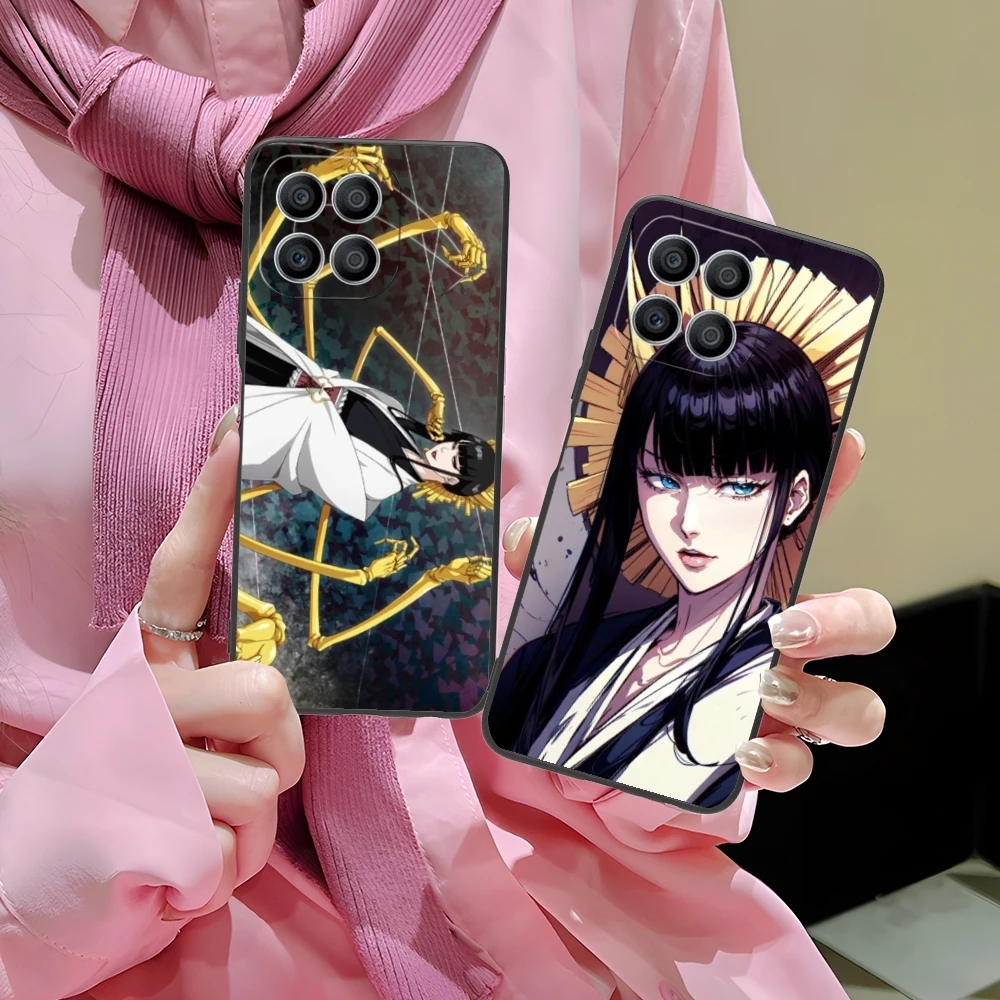 Bleach Senjumaru Mobile Cell Phone Case for Huawei Honor 90 80 70 60 50 30 20 10 9 8 7 Pro S SE Lite 5G Black Phone Cover Shell