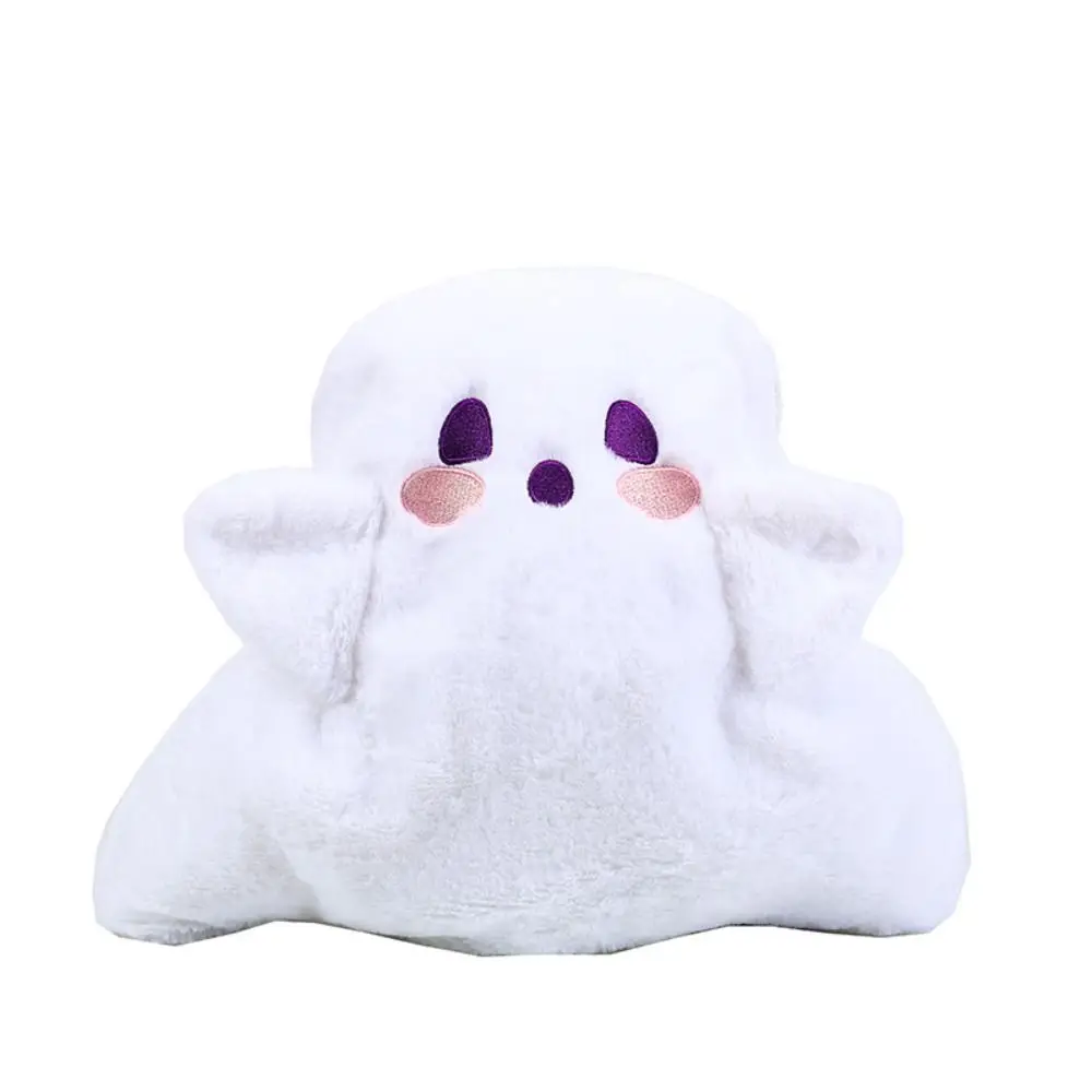 Cute Cartoon Ghost Plush Backpack Messenger Bag School Bag Doll Stuffed Plush Bag Large Capacity Kids Pack Crossbody Bag Women