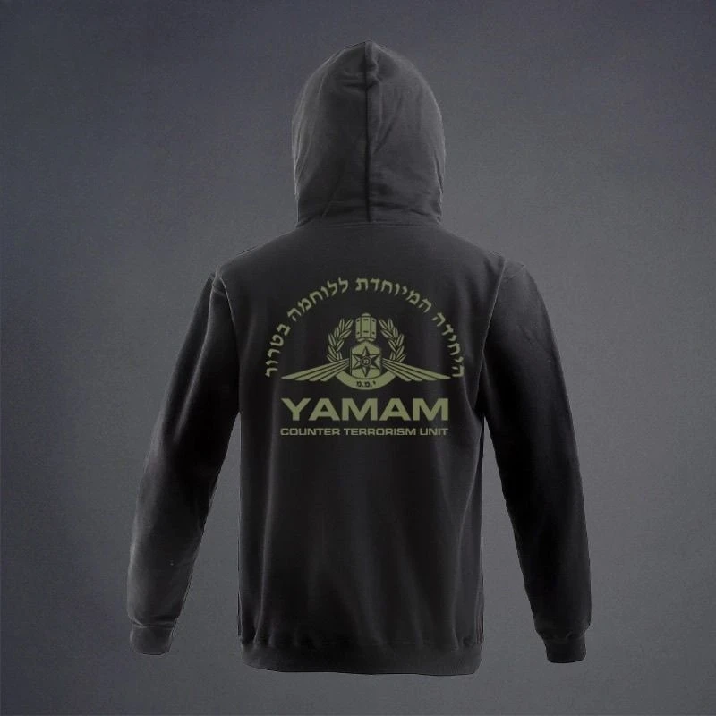 مروحة عسكرية هوديي إسرائيل التكتيكية فرقة شارة سلسلة القطن الخالص للرجال والنساء هوديي هوديي ملابس رياضية 2025 #6