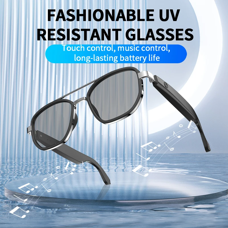 

Умные очки Bluetooth с УФ-защитой поляризационных линз, идеально подходящие для вождения и рук — свободные звонки и прослушивание музыки
