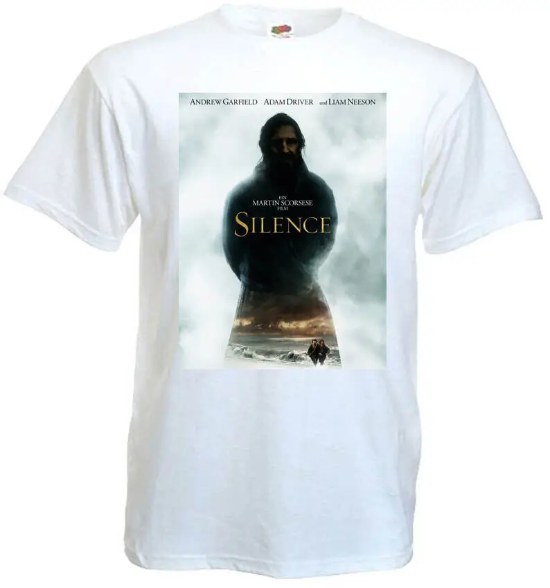 Silence T shirt white movie poster all sizes S-5XL