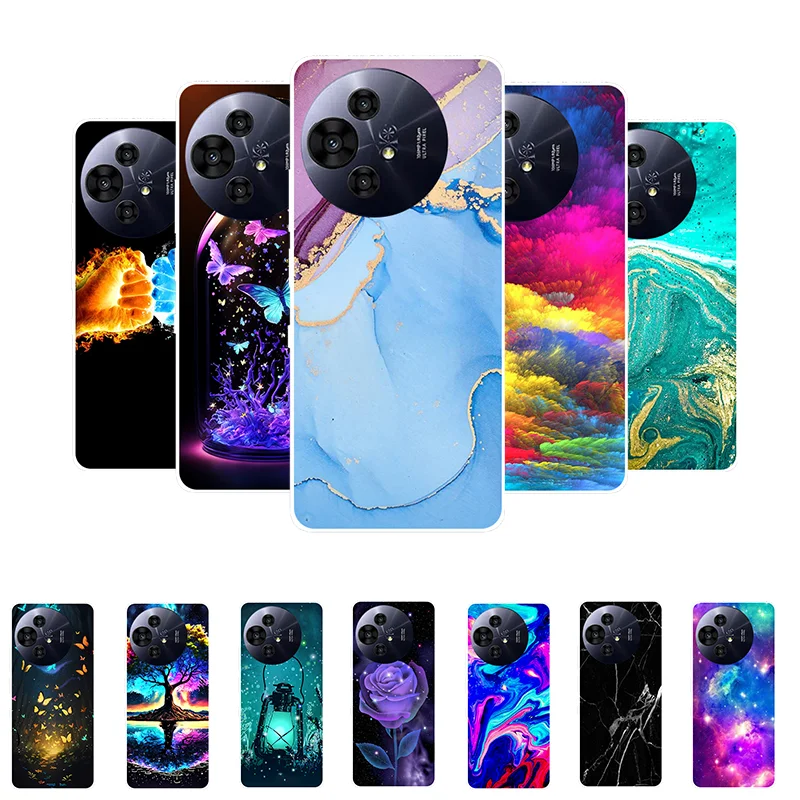 Para funda TCL 50 Pro Nxtpaper 5G  Funda Silicona Suave  Mármol Cubierta Trasera  Funda de teléfono para TCL 50 Nxtpaper 5G  Funda 50Pro NXTPAPER