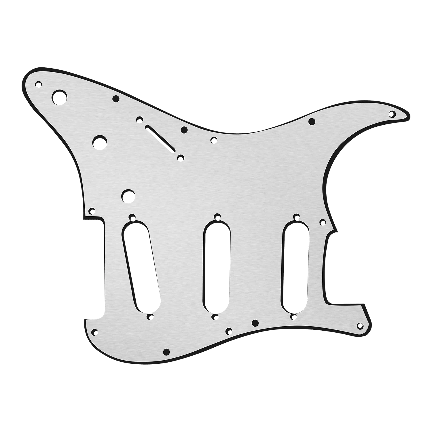 Dopro Universal Real Aluminum/Brass/Copper Guitar Pickguard Shield Plate Ground Shielding Plate for American Fender ST Strat