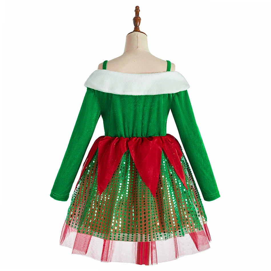 Baby Girl Christmas Gift Girl Clothes Halloween Costumes Child Princess Cosplay Dress Kids Xmas Carnival Birthday Party Dresses