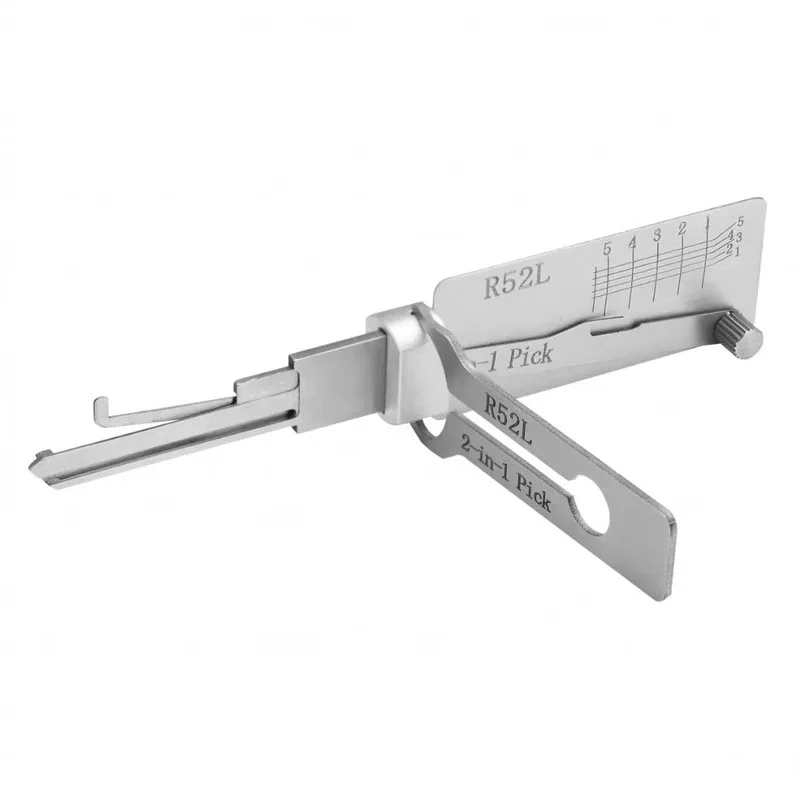 LiShi Lockpick Tool 2 in 1 R52 R52L for Door Measuring Master Key Civil Lock Hand Opener Professional Locksmith locksmith Tools