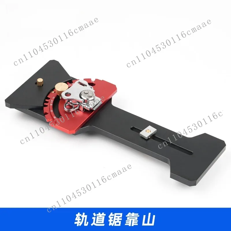 Track Saw Angle Backer Electric Circular Saw Guide Rail Aluminum Alloy CNC Stop 90 Degree Miter