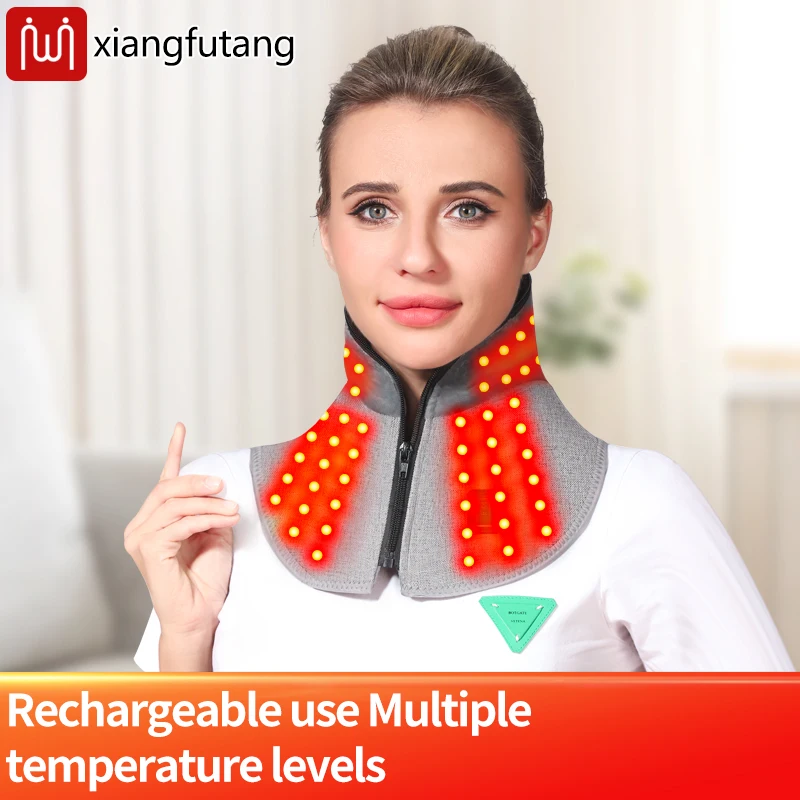 

Red Light Therapy Neck Brace Relieve Neck Pain and Fatigue Winter Outdoor Neck Warmer Portable Easy to Carry Heated Warmth