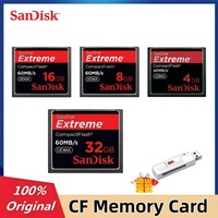 SanDisk 8GB 16GB 32GB Extreme CF Memory Card CompactFlash 60MB/s UDMA Compact Flash Card Memory Card