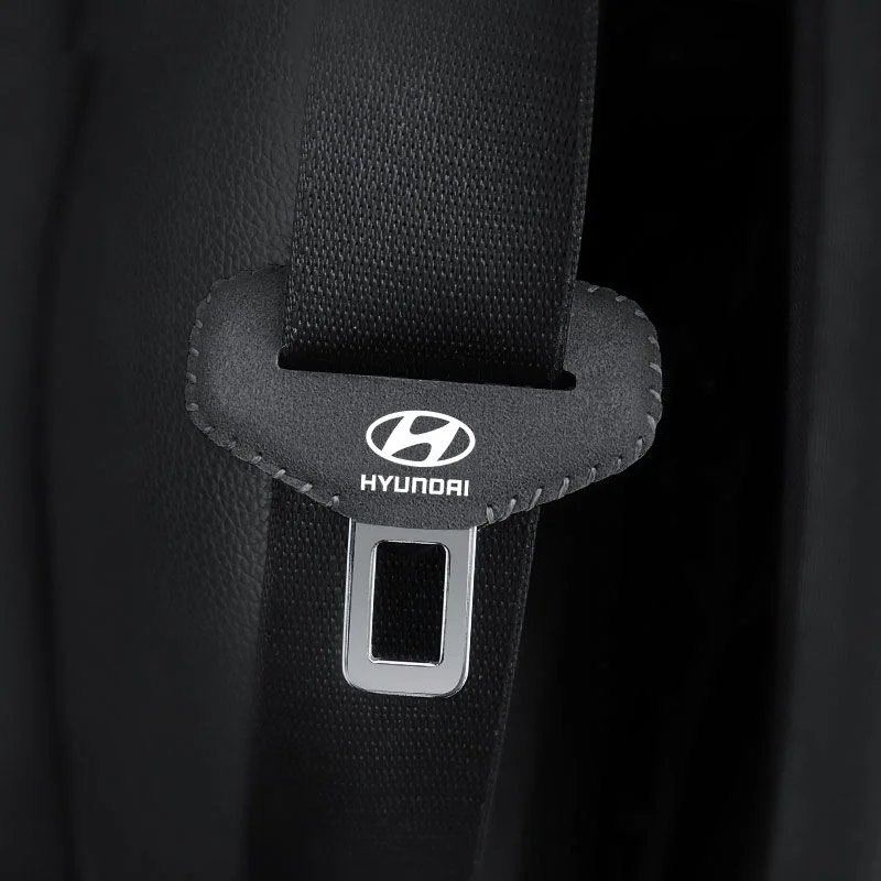 

Suede Car Safety Seatbelt Buckle Anti-scratch Protector Cover For Hyundai Tucson Accent Elantra Santa fe Sonata I40 ix25 ix35