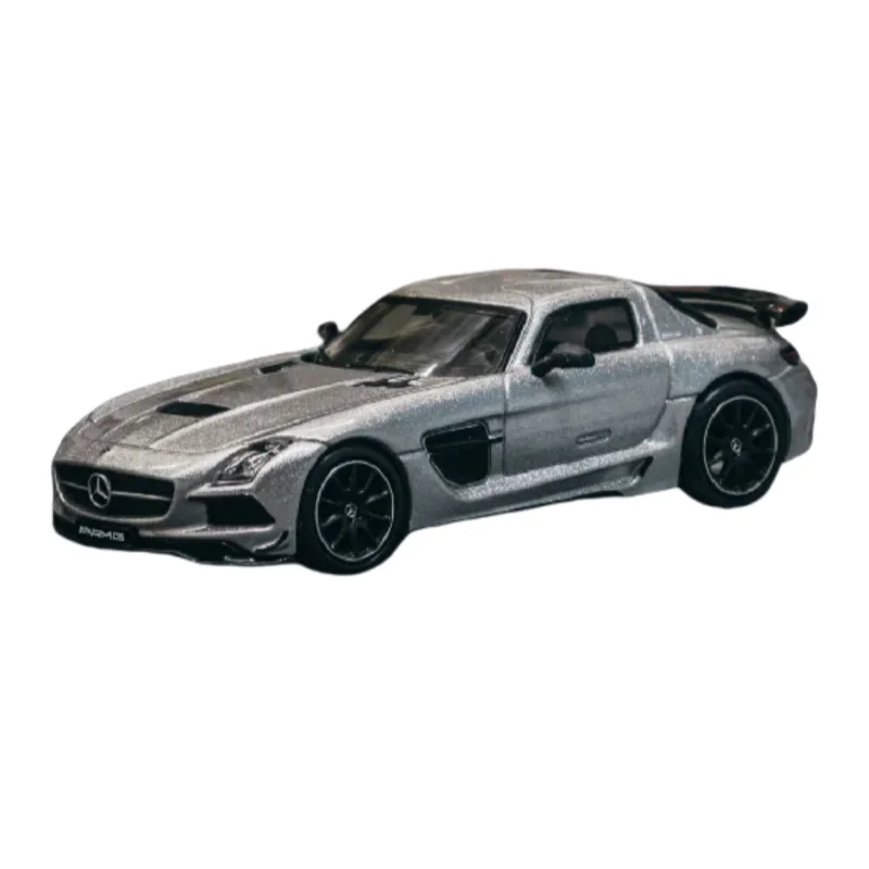 1:64 Mercedes AMG Coupe czarna seria odlew symulacja stopu model samochodu kolekcja dziecięca dekoracja zabawki prezenty dla dzieci.