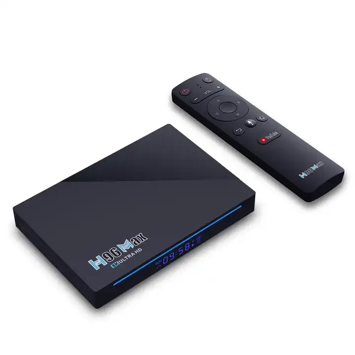 

H96 MAX TV Box Android 11.0 8GB RAM 64GB ROM RK3566 Support 8K 24fps 2.4G/5G WiFi 1000M Media Player Set Top Box