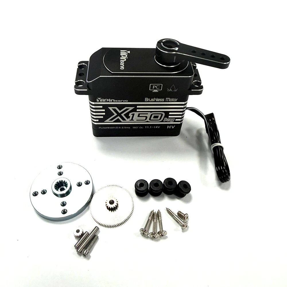 1/5 RC Car Servo 150KG 120KG 130KG 100KG Brushless Motor Servo 80KG Digital Servo For RC Car Boat Waterproof Metal Gear Servos view 2