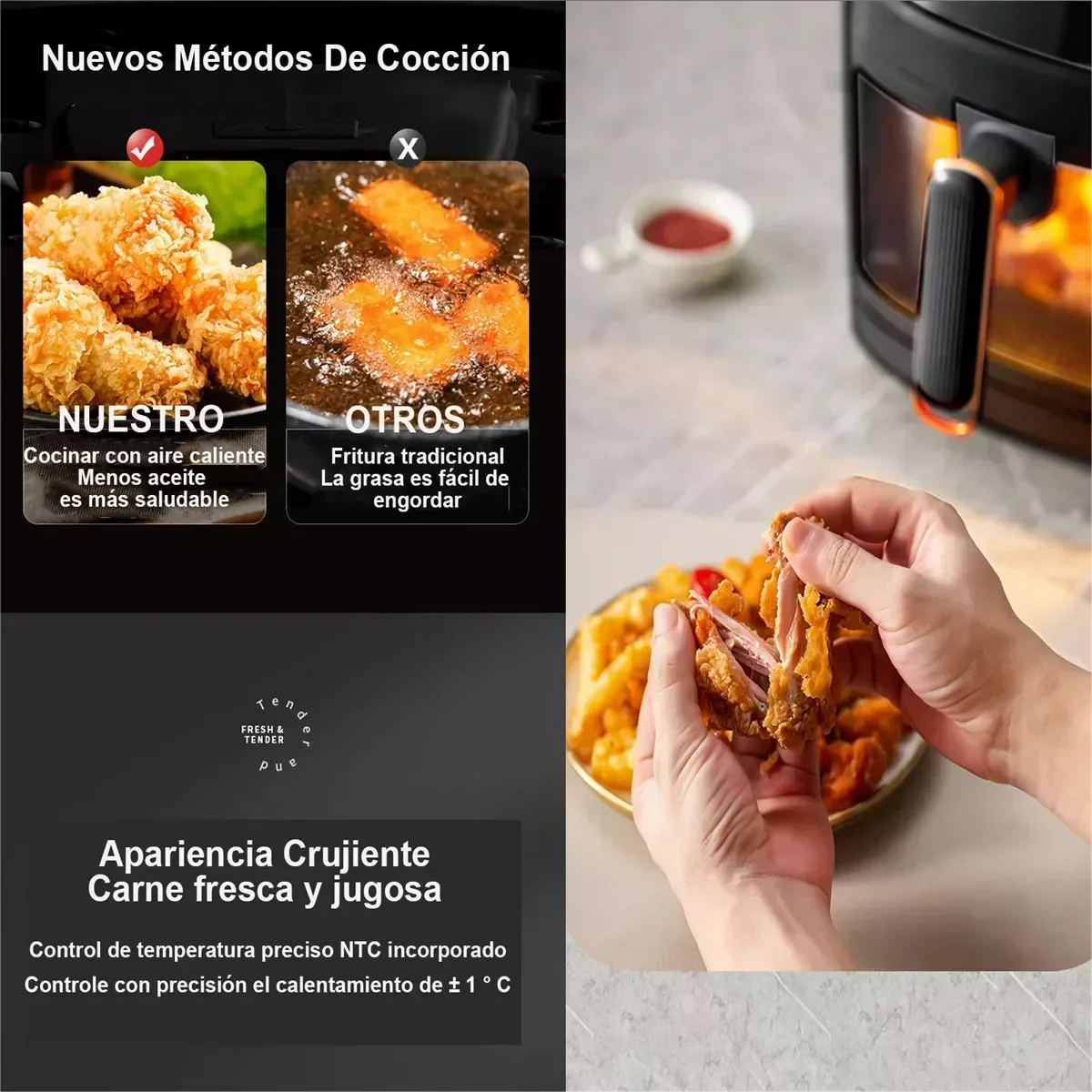 8L Smart Touch Air Fryer 5