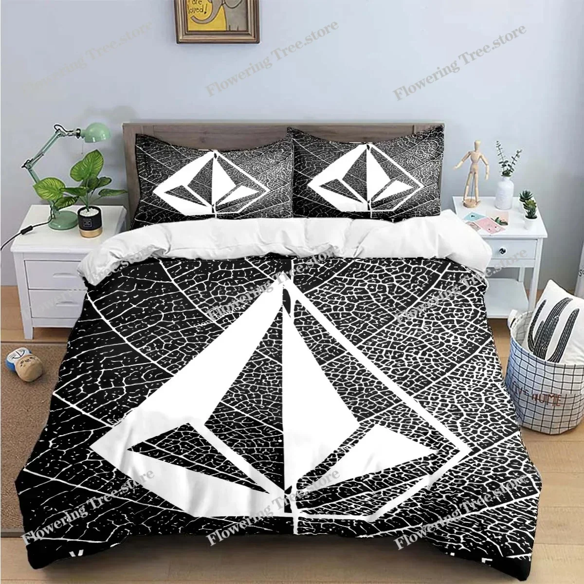 

Fashion Exquisite V-VOLCOM Print Bedding Sets Exquisite Bed Supplies Set Duvet Cover Bed Comforter Set Bedding Set Luxury Gift