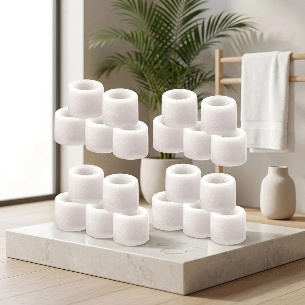 20Pcs White Humidifier Filter Replacement For Dual 150 200 600S SLV Cartridges Mineral Elimination Leak Prevention Air Purifier