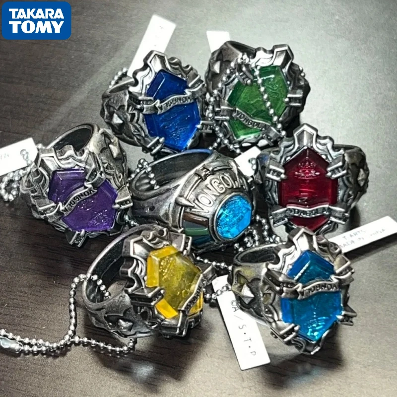 

TAKARA TOMY Anime Katekyo Hitman Reborn Vongola Famiglia Ring Pengo Column Ring Pendant Toy Trendy Blind Box Gashapon Fans Gifts